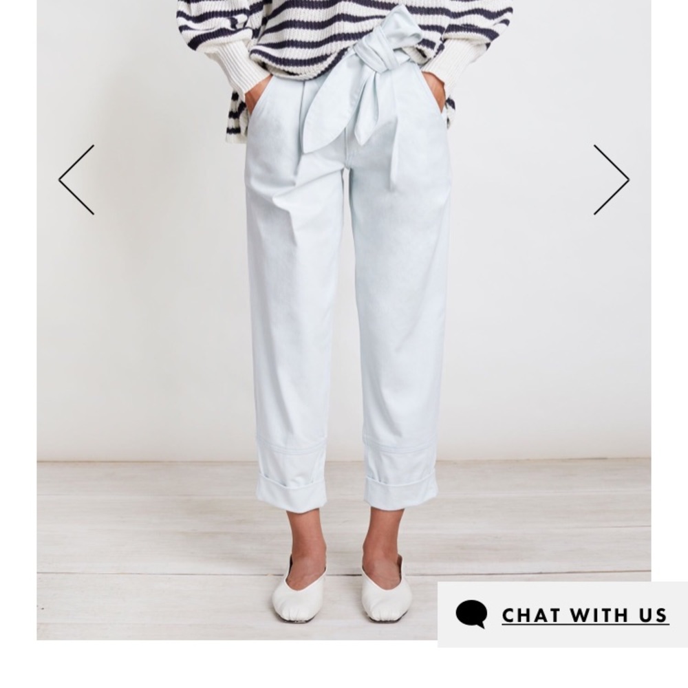 Apiece Apart Bendita Pants Super Bleach
